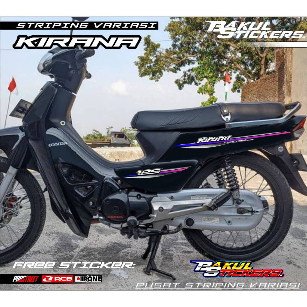 STRIPING VARIASI HONDA KIRANA 125 / STICKER LIST VARIASI MOTOR HONDA KIRANA
