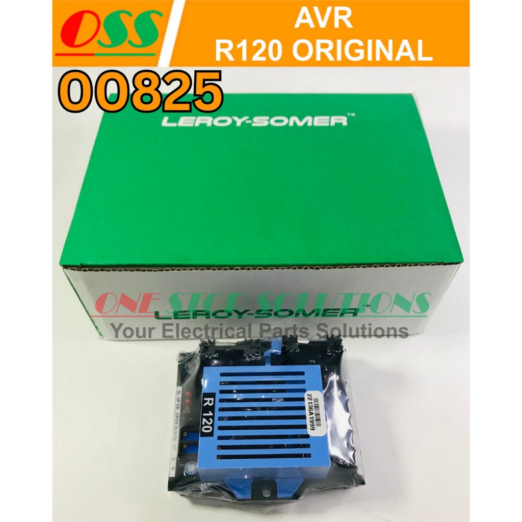 AVR GENERATOR R 120 R120 LEROY SOMER GENSET ORIGINAL GENUINE ASLI AVR GENSET