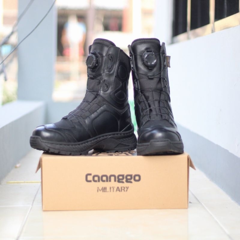 Sepatu Boots Pdl Tali Putar Caanggo Terbaru | Sepatu Pdl Tni Polrii | Sepatu Pdl Tali Putar | Sepatu
