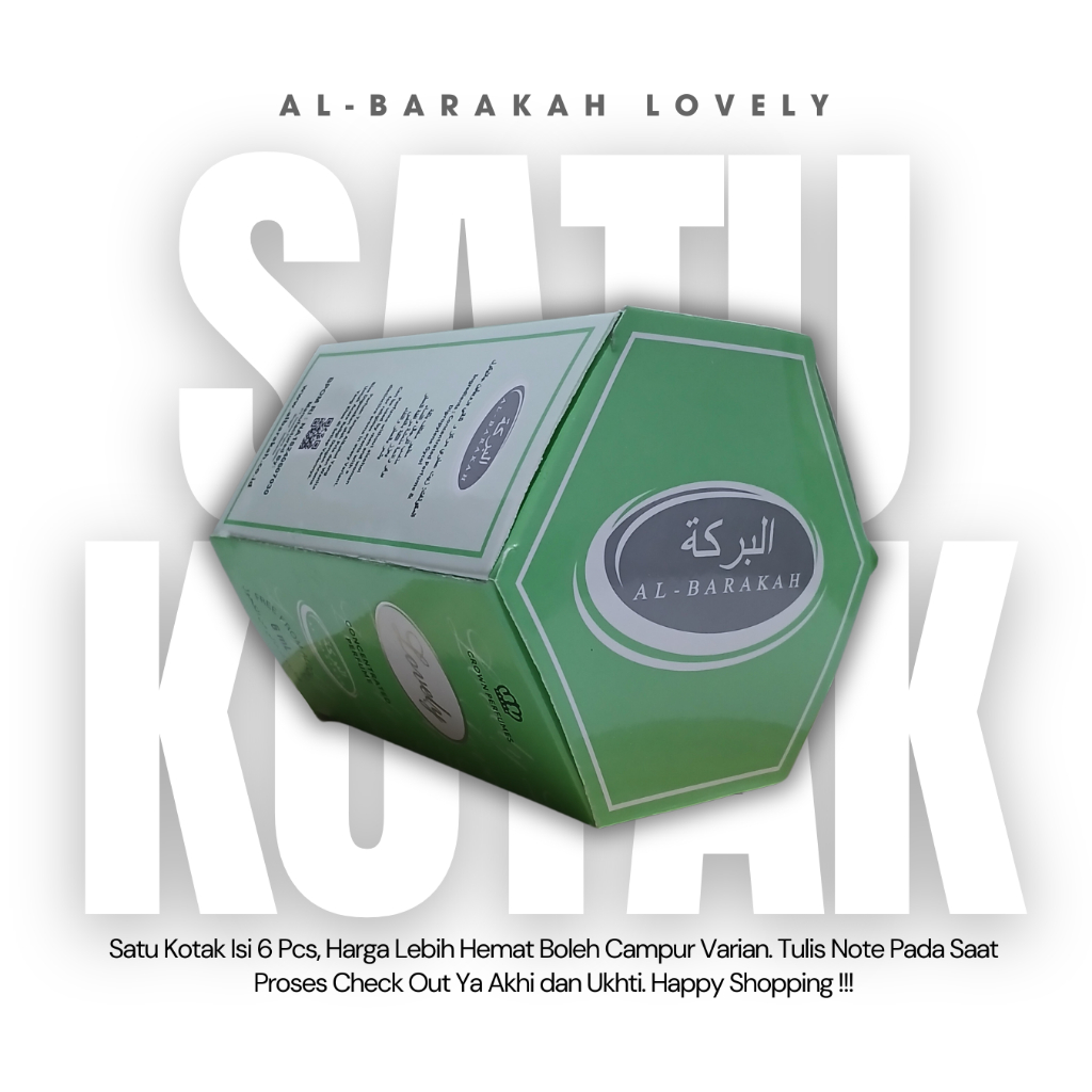 ALBARAKAH Parfum Sholat Non Alkohol Terbaik LOVELY 1 BOX