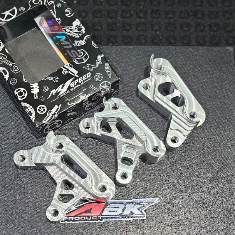 Breket kaliper ninja r rr nissin samurai 4p bracket kaliper ninja breacket kaliper nissin samurai 4 
