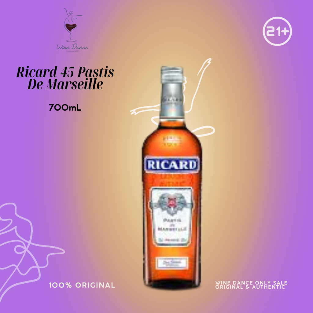 

Ricard 45 Pastis De Marseille 700ml