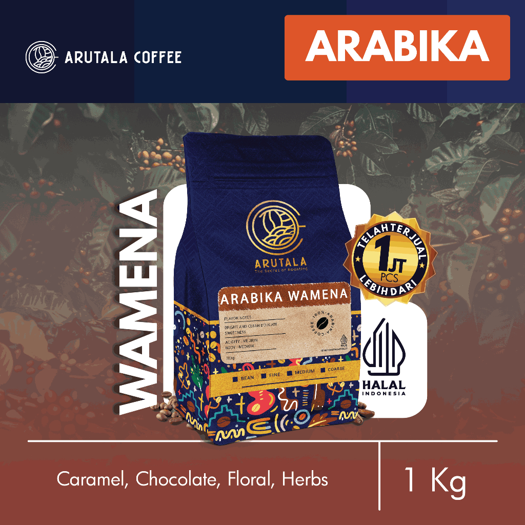 

ARUTALA Kopi Arabika Papua Wamena 1KG