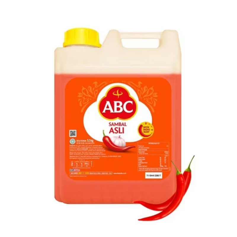 

ABC Saus Sambal Asli Jerigen 5.5 kg