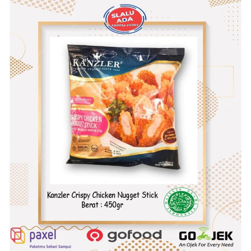 

kanzler crispy chiicken nugget stick 450gr