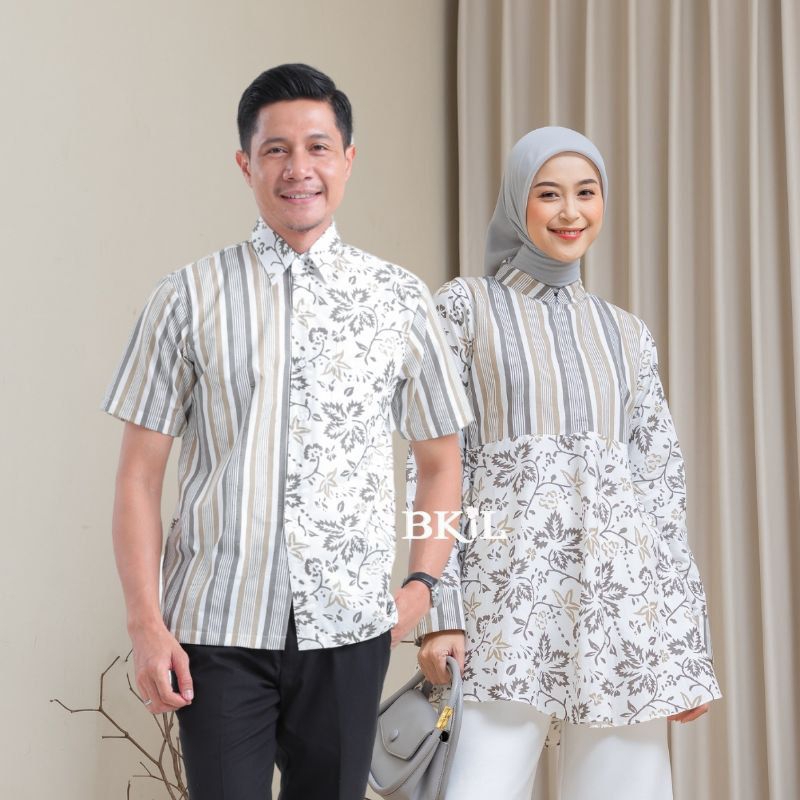 Atasan Batik Couple Soraya Batik Couple Pria Wanita Batik Wanita Terbaru Atasan Batik Kerja Batik Ka