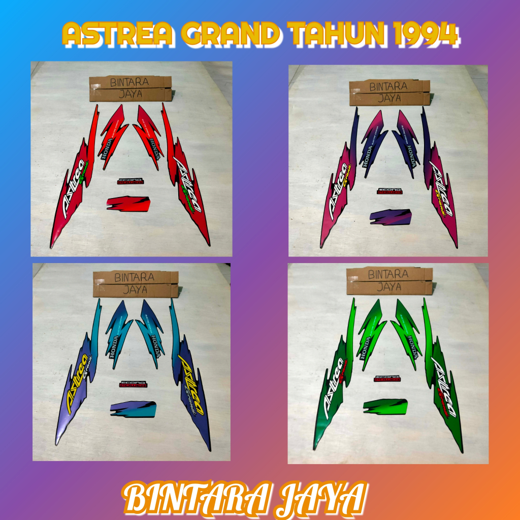 Sticker Lis Striping Honda Astrea Grand Tahun 1994