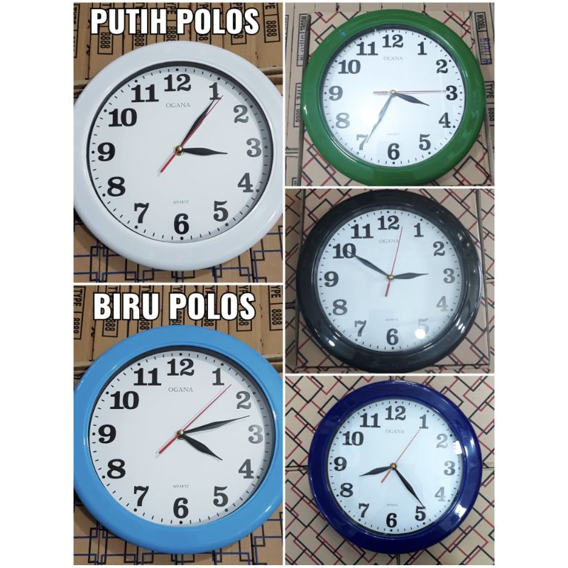 Jam Dinding Ogana Model karakter FREE BATRAI Jam dinding Ogana Motif Kayu, Doraemon, Hello Kitty, Ke