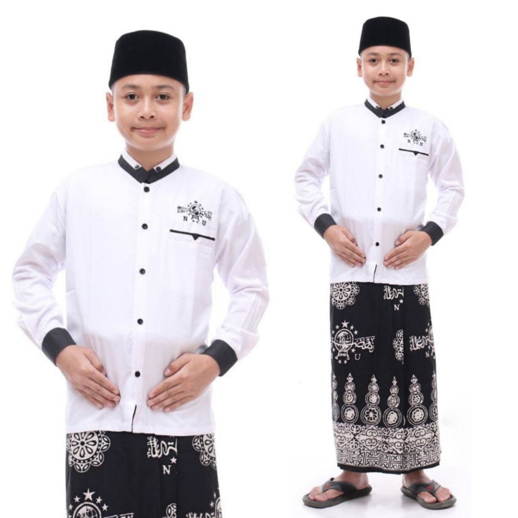 Baju koko nu anak remaja laki laki lengan panjang