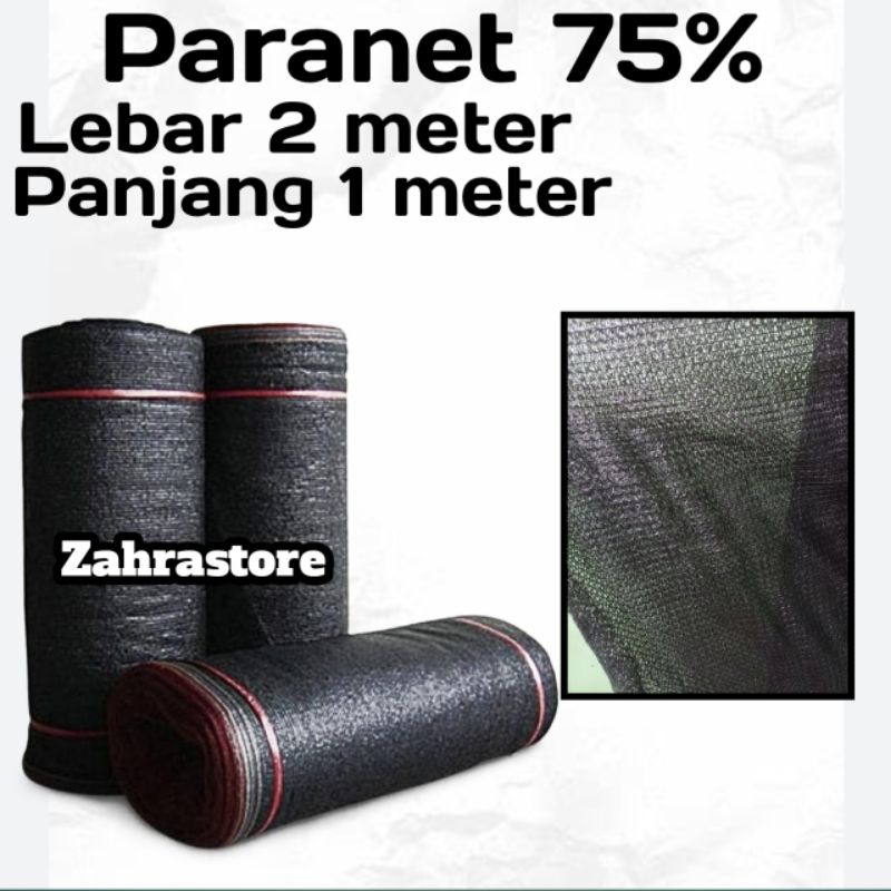 Paranet 75% Lebar 2 meter panjang 1 meter
