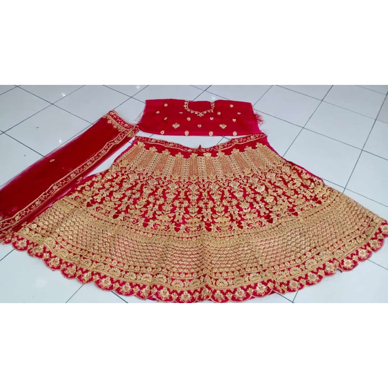 Lehnga india / baju india / baju pengantin india