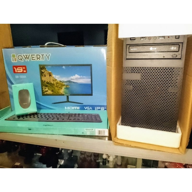 PC Intel core i3 lengkap siap digunakan langsung