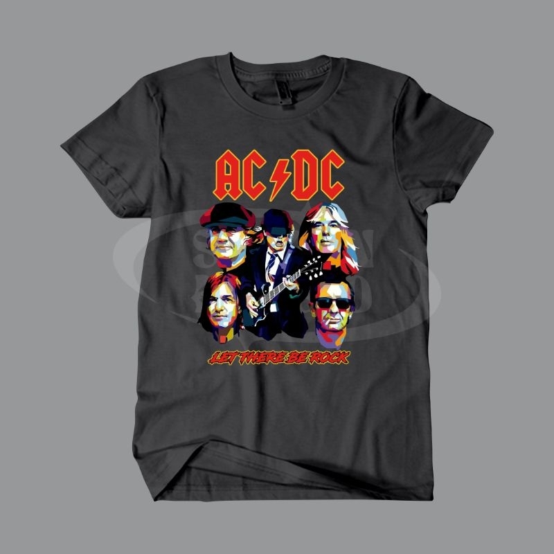 Tshirt Baju Kaos ACDC Lets There Be Rock / Kaos Band Acdc / Kaos acdc / Kaos metal