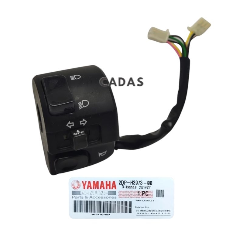 SWITCH HANDLE KIRI HOLDER SAKLAR KIRI YAMAHA LEXI NMAX ORIGINAL