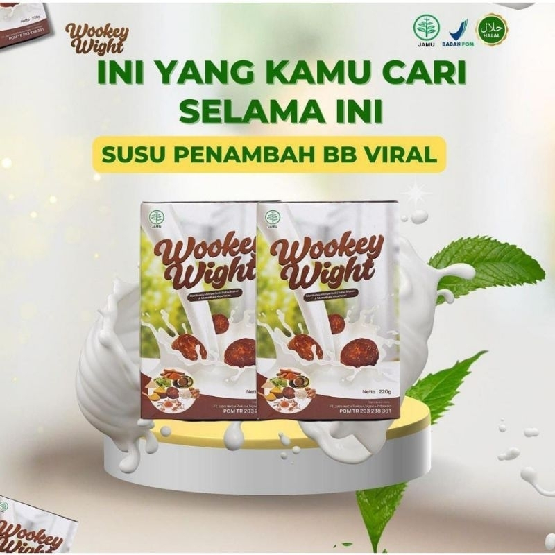 

Paket (2BOX) Wookey Weight Original Coklat - Susu Penambah Berat Badan Asli Wokey Weight