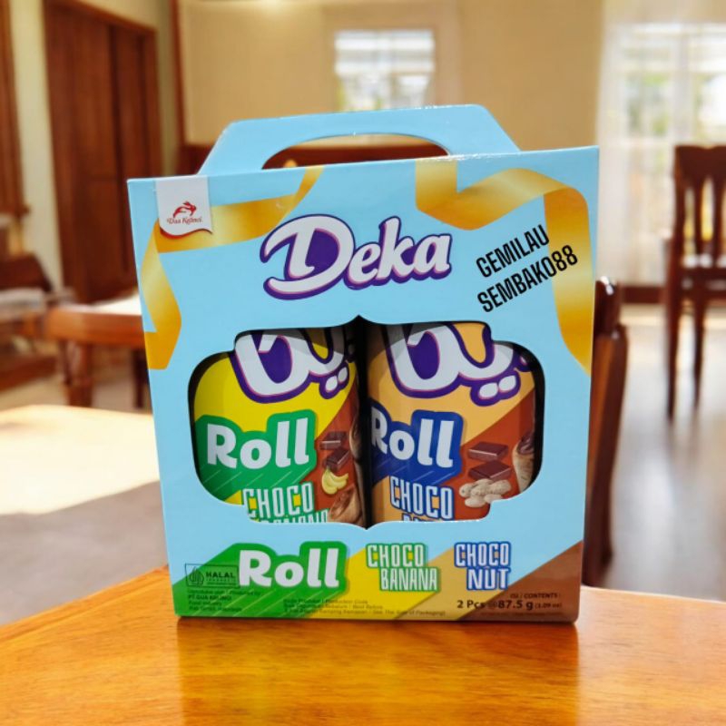 

DEKA WAFER ROLL 2 KALENG X 87.5 GRAM / WAFER / KUE LEBARAN