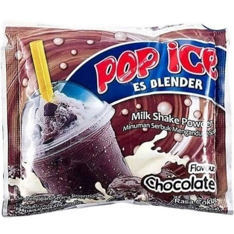 

Pop Ice Cokelat renceng isi 10 sachet