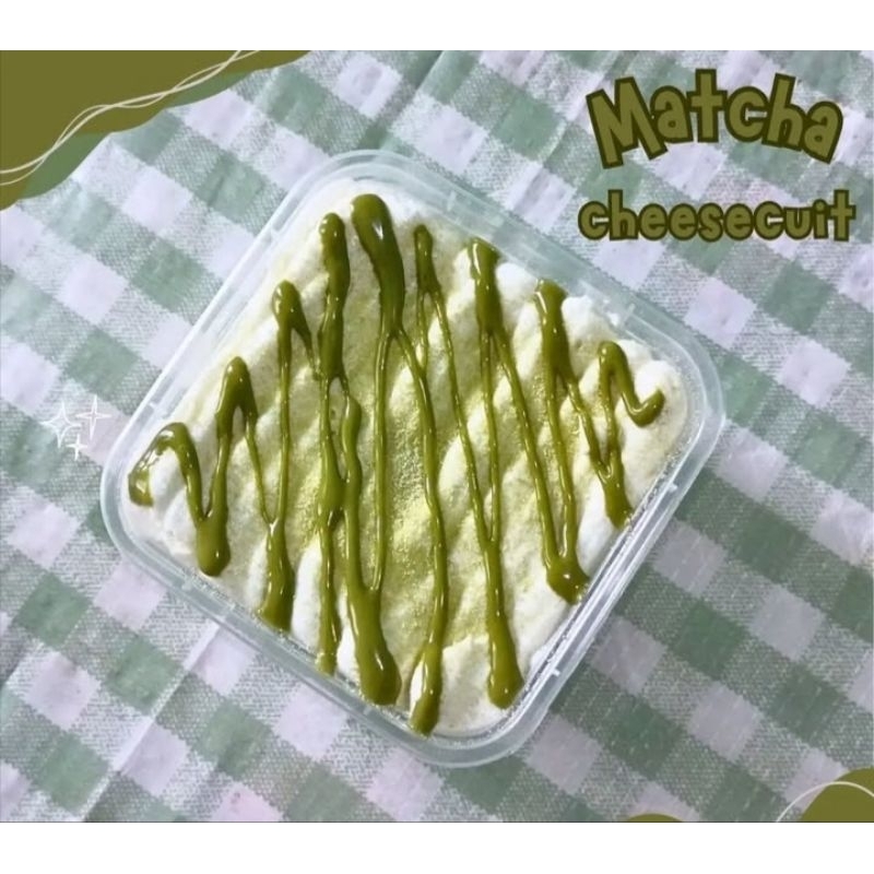 

Cheesecuit Matcha