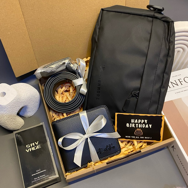 Hampers cowok kekinian/ Hampers cowok murah/ Hampers kado ulang tahun cowok/ Kado Sempro murah/ Gift