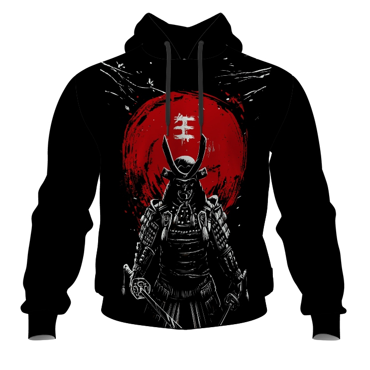 SAMURAI JAPANESE STYLE Hoodie Jaket Sweater Dewasa Fullprint