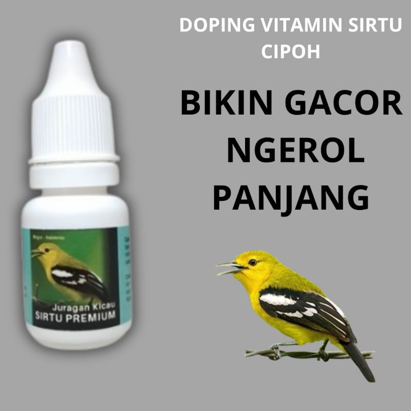 Supelmen Vitamin Penggacor Burung Burung Cipoh Sirtu Premium Anti Macet Bunyi