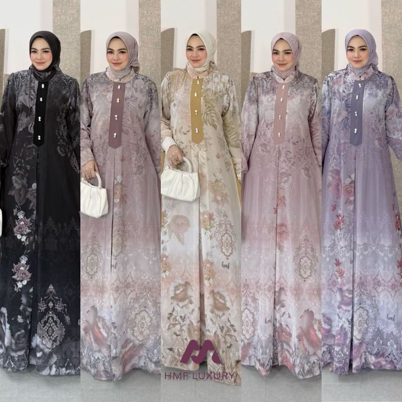 Milena Dress Gamis Original Terbaru By HMF Luxury