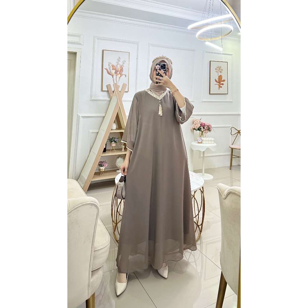 NEW PRODUCT KAFTAN DRESS SULTAN MEWAH REMAJA DEWASA BAHAN CERUTY BABYDOLL PREMIUM GAMIS TERBARU MIX