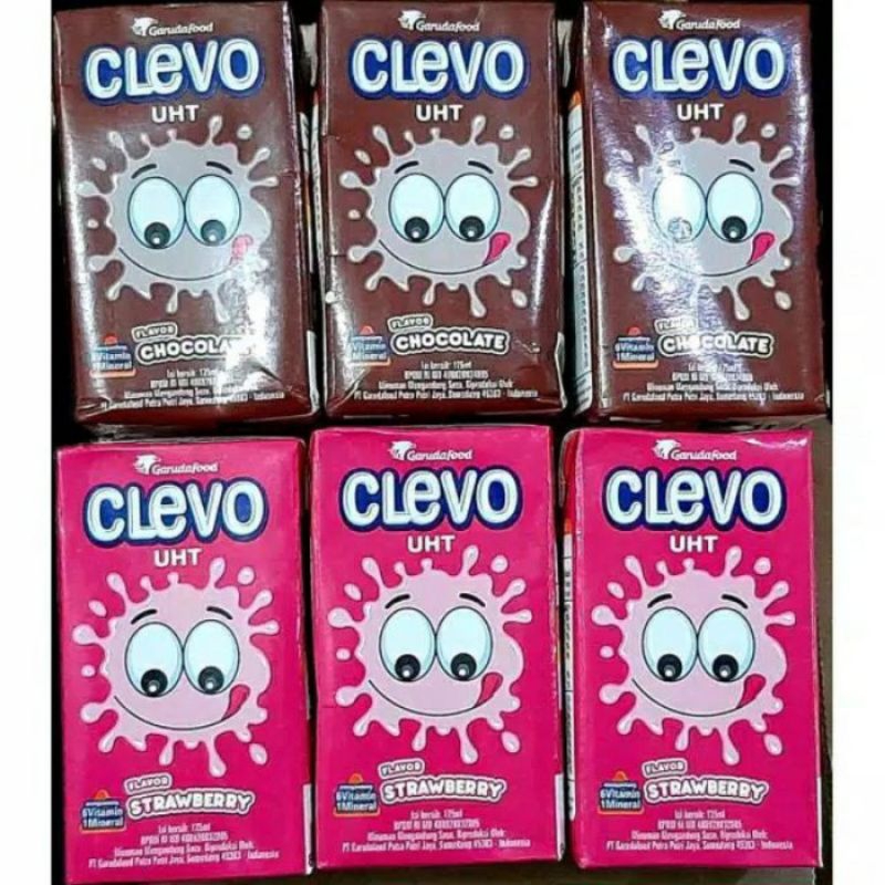 

Susu Clevo 115 ml Rasa Coklat (Harga 1 Karton)