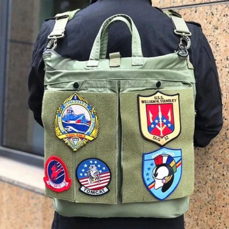Pilot Helmet tote bag tactical military tas helm pilot tas serbaguna pelkroan