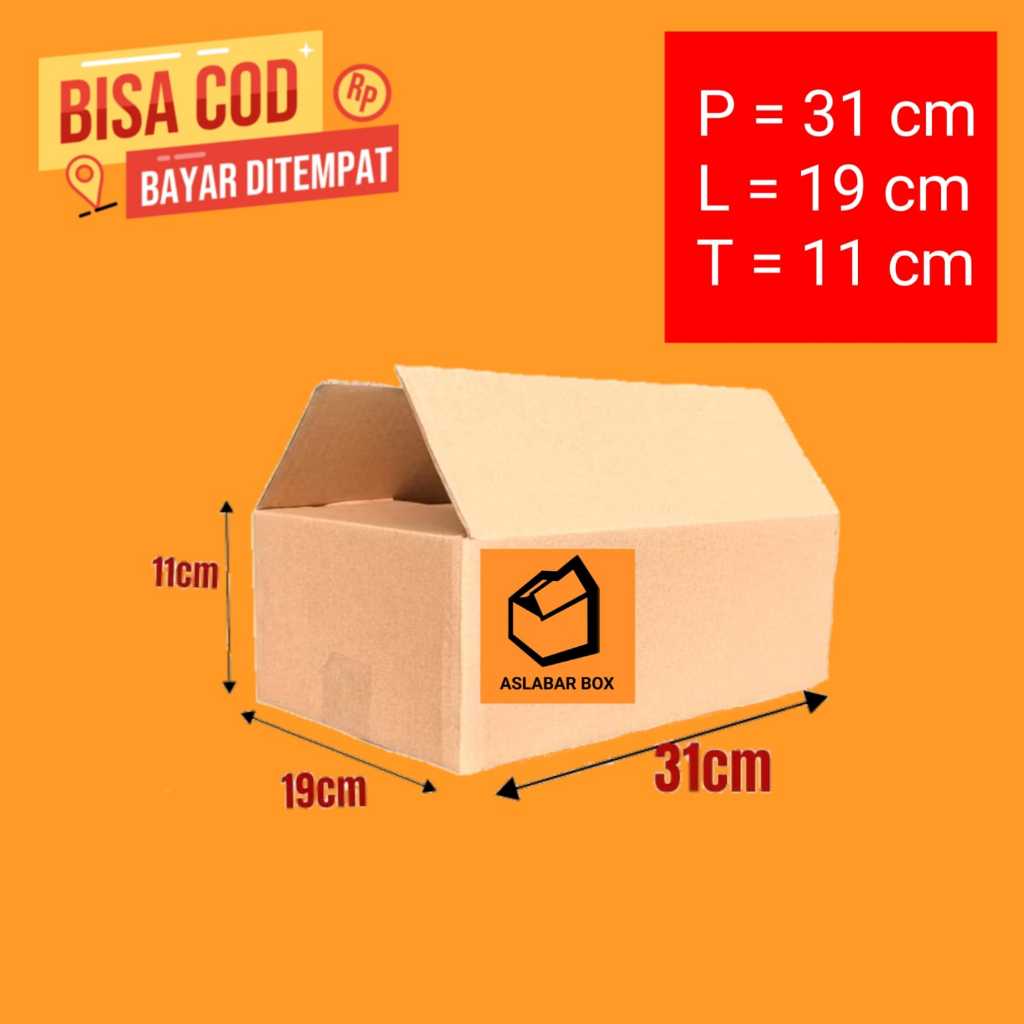 

Kardus Sepatu Ukuran 31x19x11Cm /Kardus Box Packing Polos Tebal Premium
