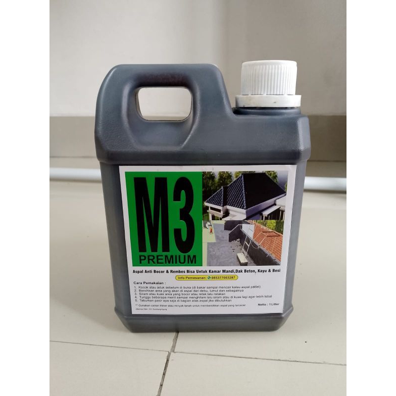 M3 Premium Aspal Anti Bocor & Rembes Bisa Untuk kamar Mandi, Dak Beton, Kayu Bes