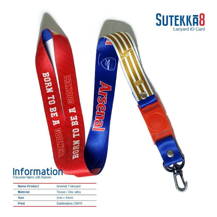 

LANYARD TALI ID CARD ARSENAL 1