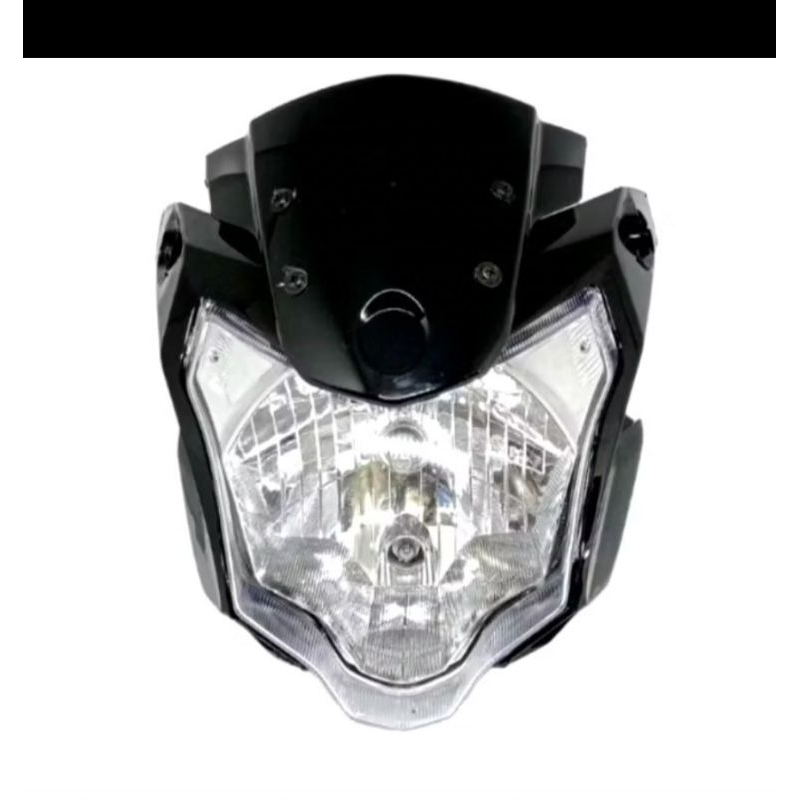 kedok plus lampu depan yamaha vixion advance nva 2017