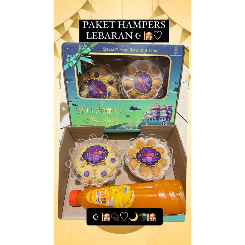 

[READY STOCK] HAMPERS LEBARAN | KUE LEBARAN | PAKET LEBARAN | KUE HARI RAYA | HAMPERS BELLAROSA
