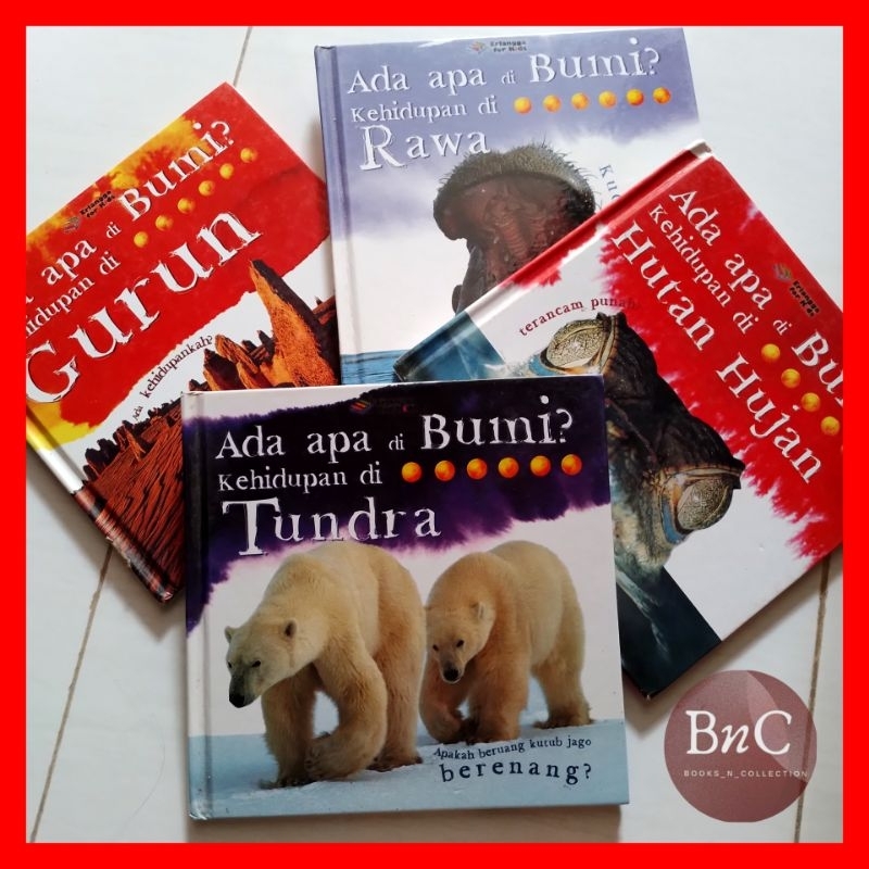 Buku ensiklooedia Erlangga for kids prelove ada apa di bumi