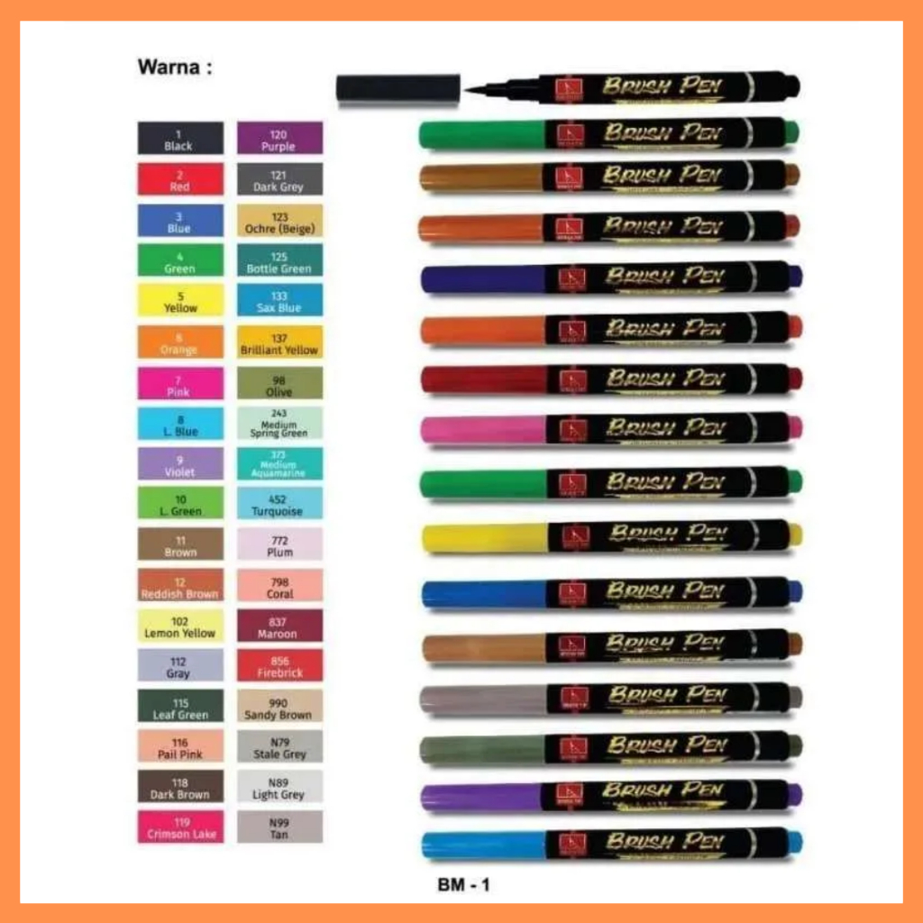 

SNOWMAN Brush pen water based BM-1 ( pcs )