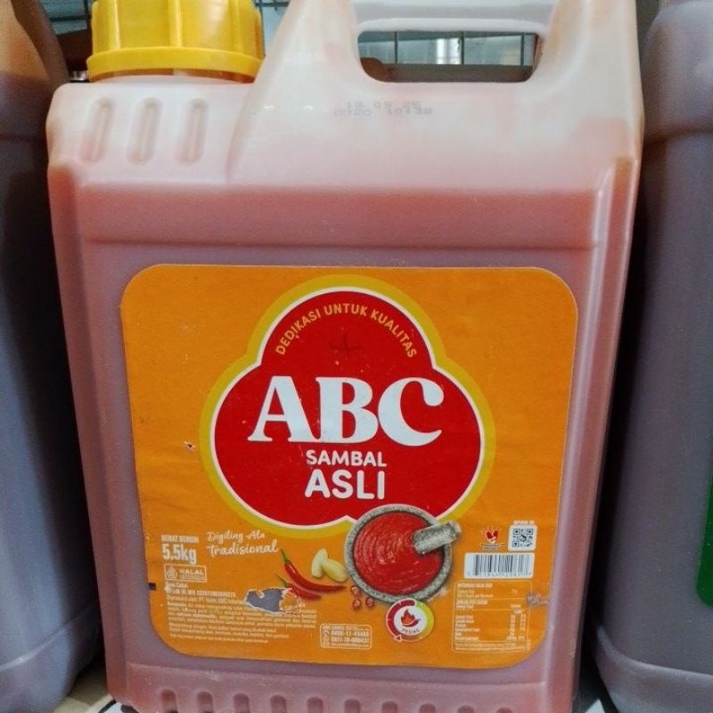 

Saos Sambal Asli ABC derigen 5.5kg