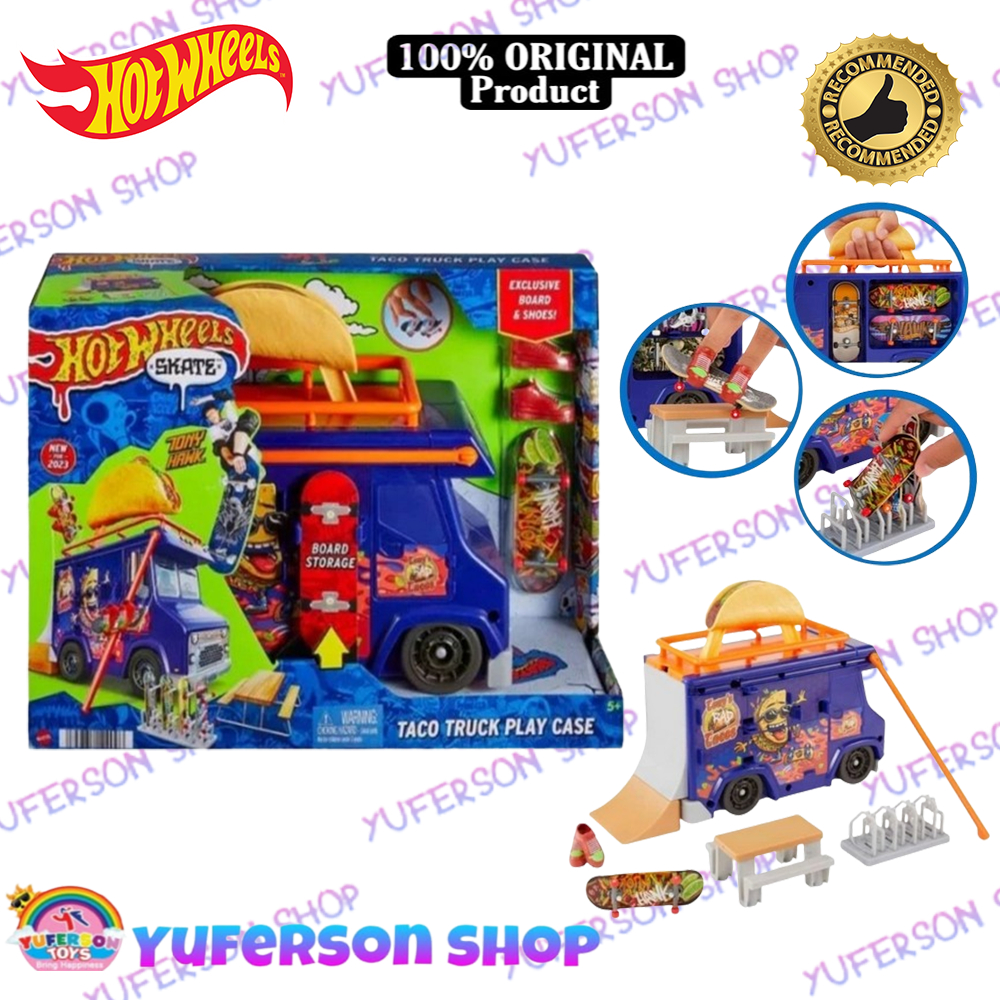 Hotwheels Hot Wheels Playset Skate Taco Truck Play Case HMK00