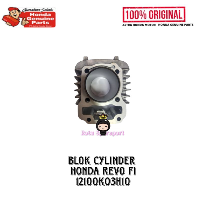 BLOK CYLINDER (BLOK SEHER) HONDA REVO FI - 12100K03H10 - BLOK SEHER REVO FI - BLOK SEHER REVO FIT IN