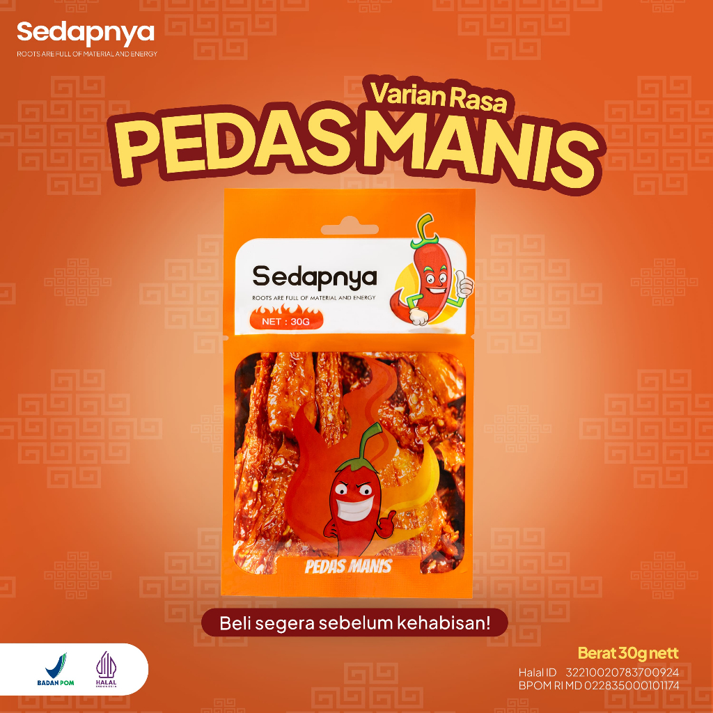 

sedapnya snack viral gluten spicy sticks enak halal dan BPOM aman dikonsumsi dan bergizi