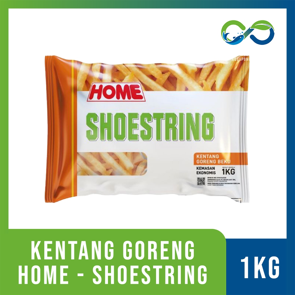 

[Aqua Eco Farm] HOME SHOESTRING BATTER COATED 1KG / KENTANG GORENG BEKU / FRENCH FRIES Bandung