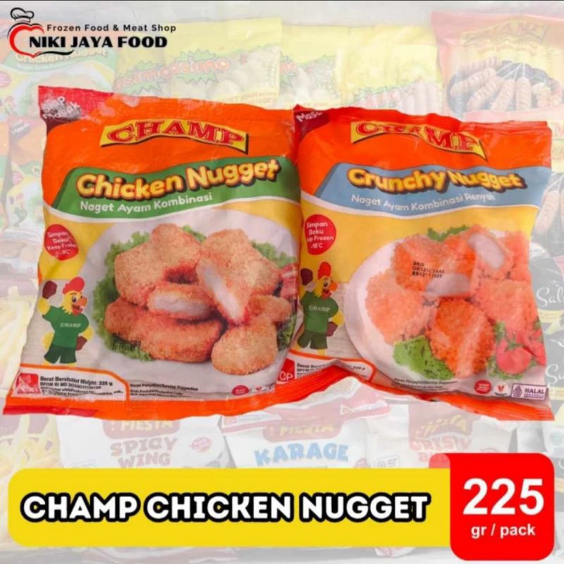 

Champ Chicken Nugget 225 gram || Niki Jaya Food