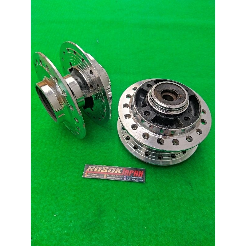 Tromol Depan Rx King Rx Spesial Rxz Original Bubut Gilap Sett Bearing