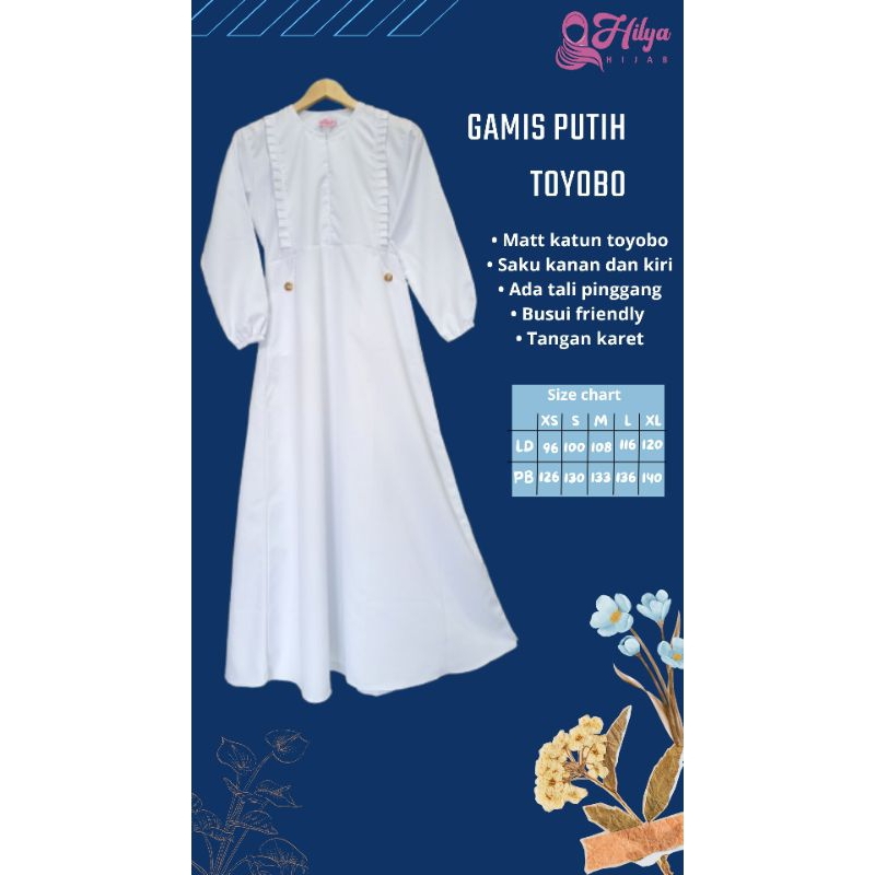 GAMIS PUTIH TOYOBO