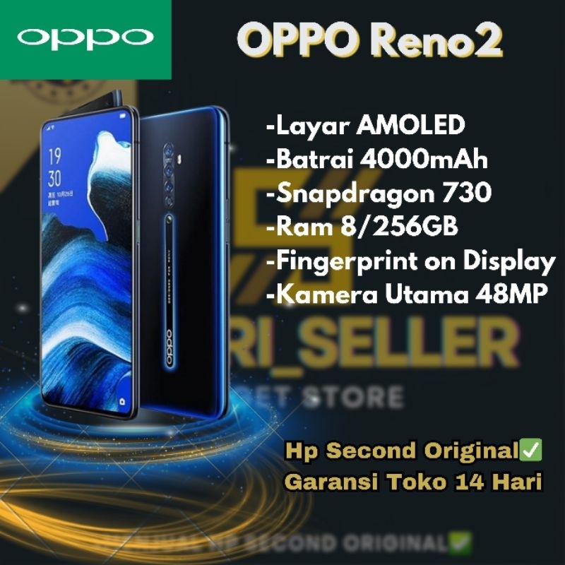 OPPO Reno2 Sirip Hiu SECOND ORI