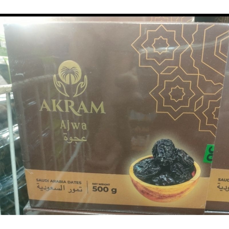 

PROMO KURMA AKRAM AJWA PREMIUM 500 gr