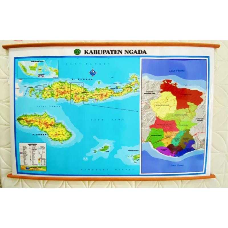 

Peta Bingkai Kabupaten Ngada Ukuran Besar