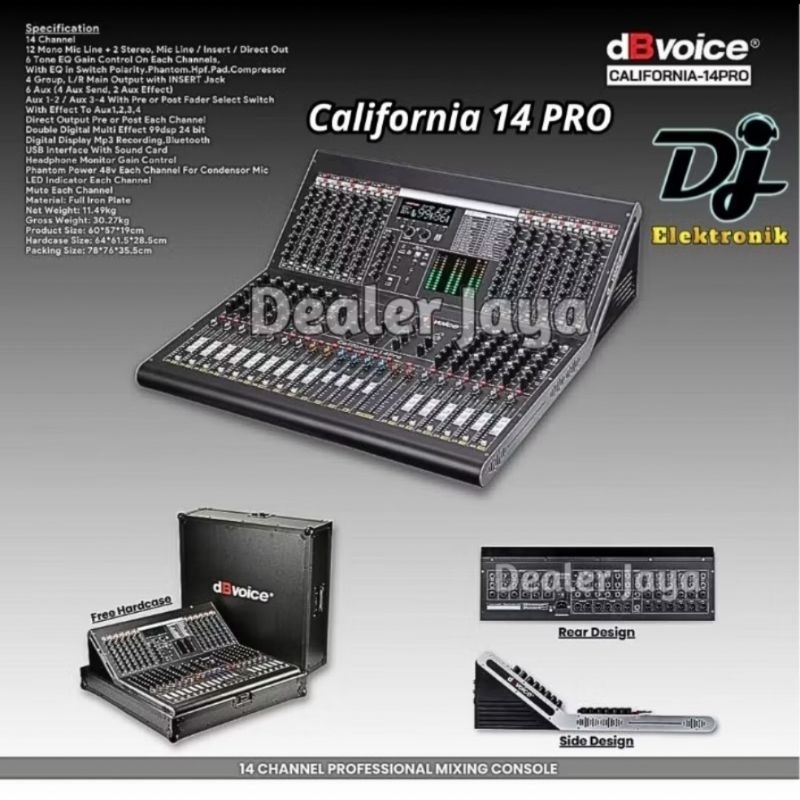 Mixer Db Voice CALIFORNIA 14 PRO