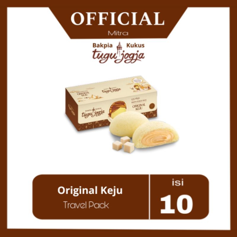 

Bakpia Kukus Tugu Jogja Original Keju - Travel Pack