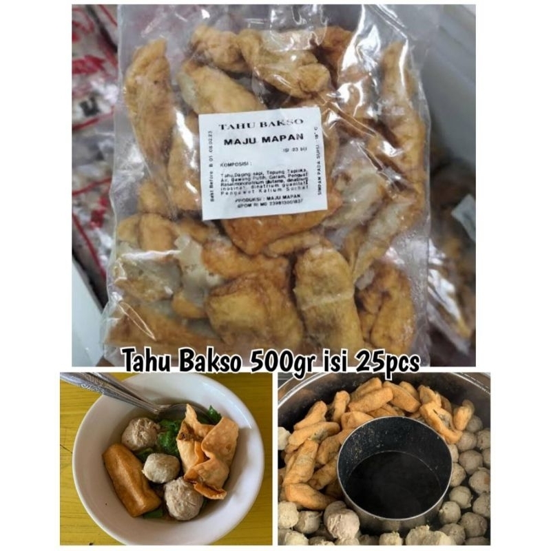 

Tahu Bakso Maju Mapan 500gr Isi 25pcs